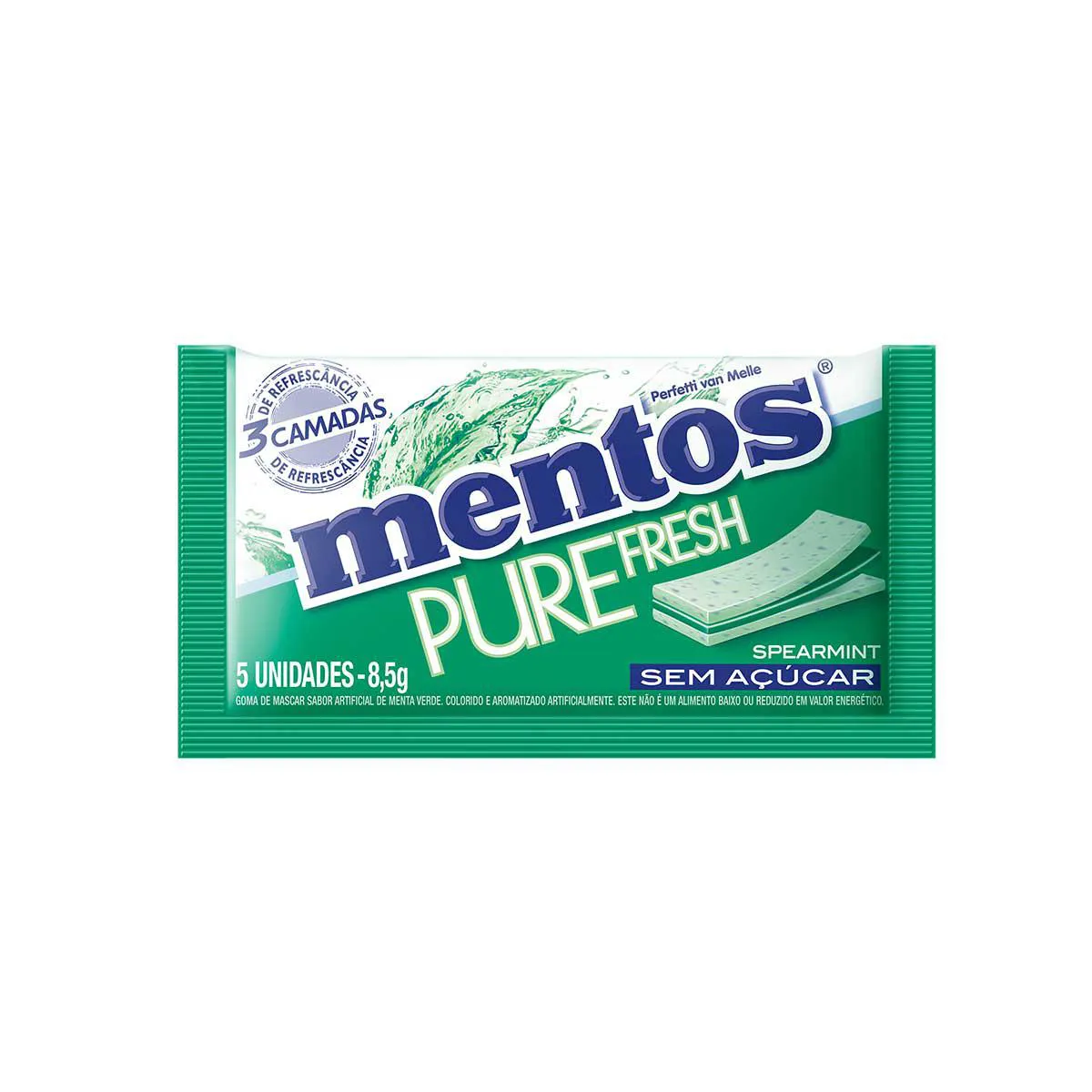 Goma de Mascar Trident 60 Minutos Menta Sem Açúcar 22g