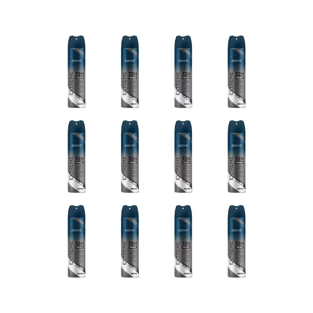 Desodorante Aero Above 150ml Extrem Inv Movem 72h-Kit C/12un