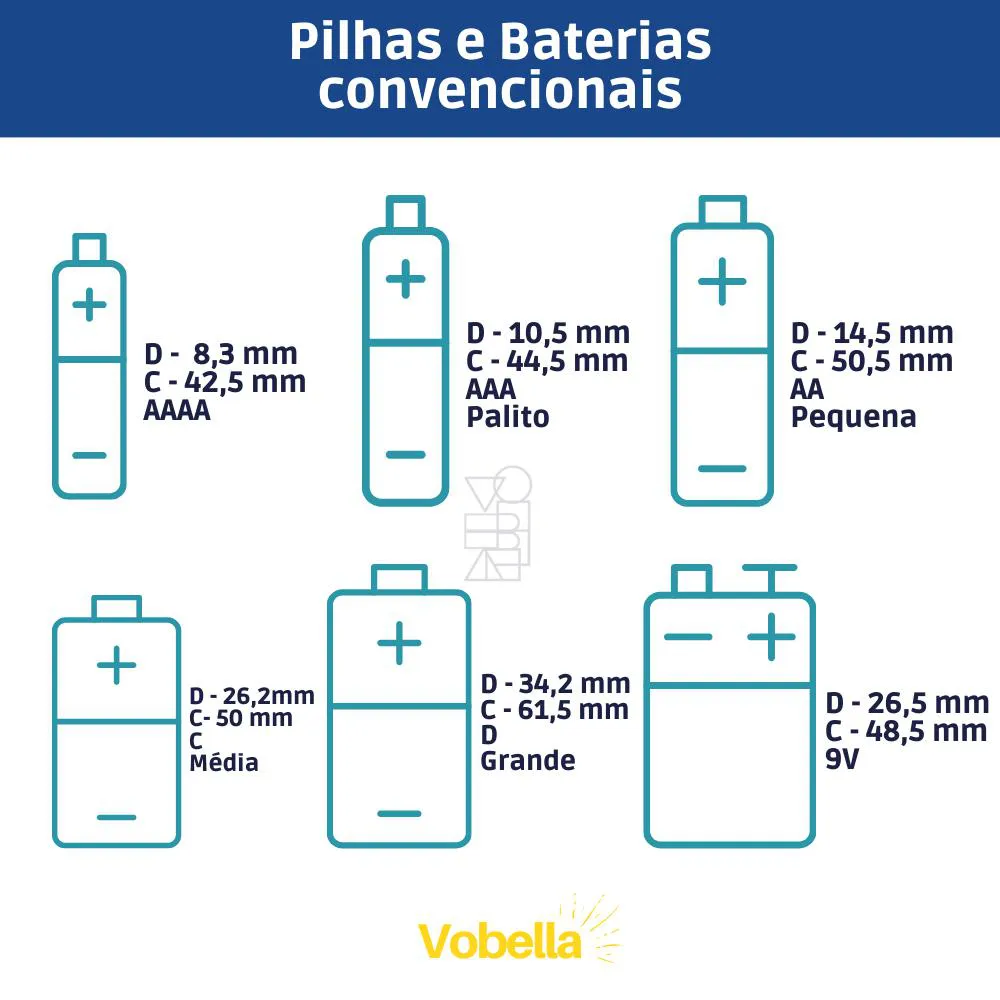 Pilha Alcalina C LR14 Médio Blister Com 2 Unidades Elgin