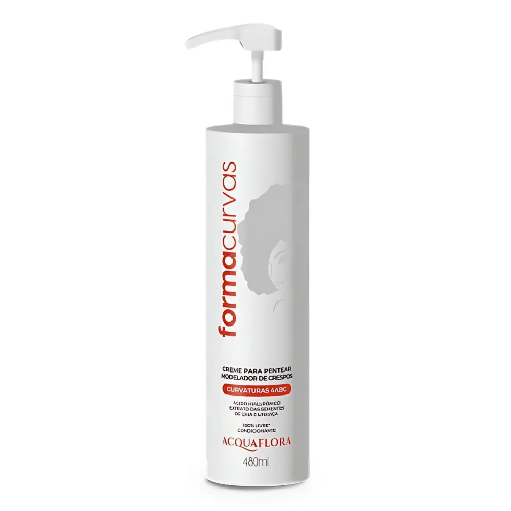 Creme para Pentear Acquaflora Forma Curvas Modelador de Crespos 480ml