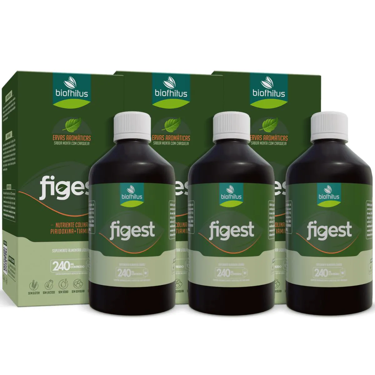Kit C3 Figest Suplemento Matinal Líquido – Biofhitus
