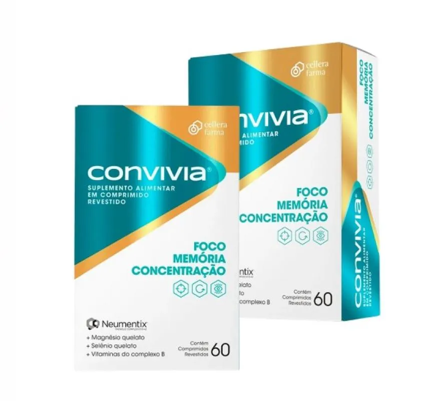 Kit Suplemento Alimentar Convivia 60Cpr + Convivia 60Cpr