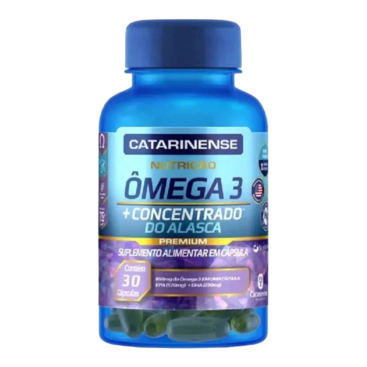 Ômega do Alasca + Concentrado Catarinense 30 cápsulas