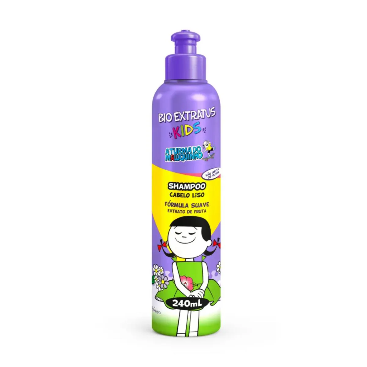 Shampoo Turma Do Maluquinho Cabelo Liso 240ml - Bio Extratus