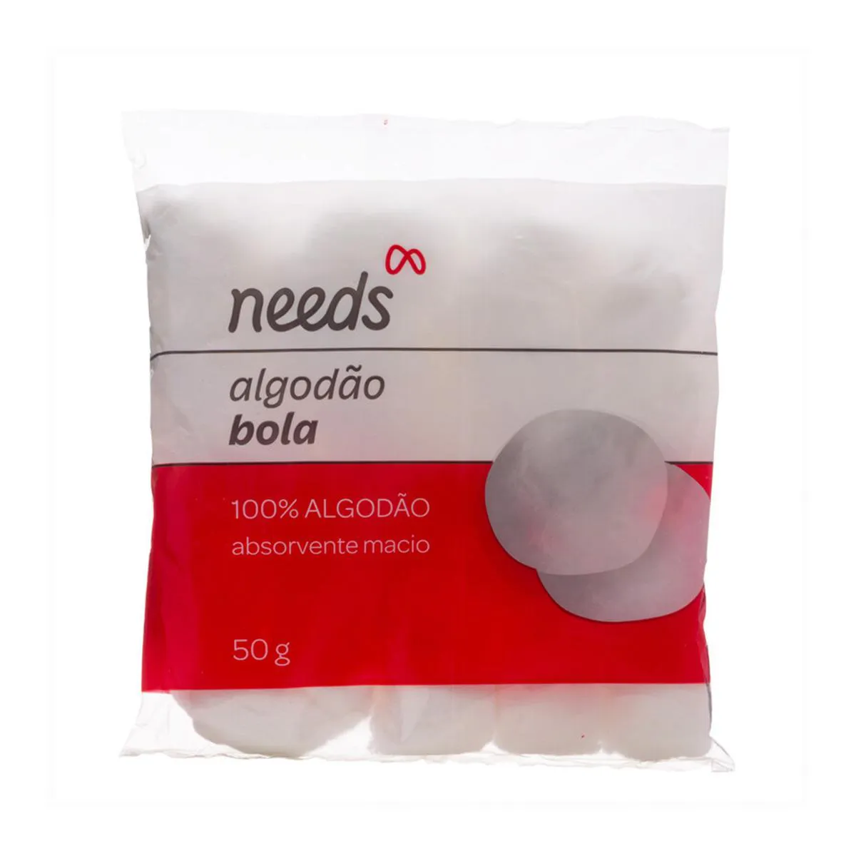 Algodão Bola Needs 50g