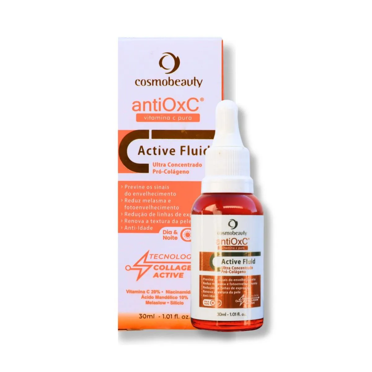 Cosmobeauty Serum Antioxc Active Fluid Vitamina C Pura 30Ml