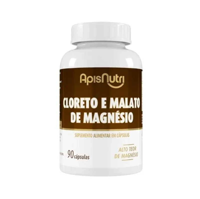 Cloreto E Malato de Magnésio (90 cápsulas) - Padrão: Único