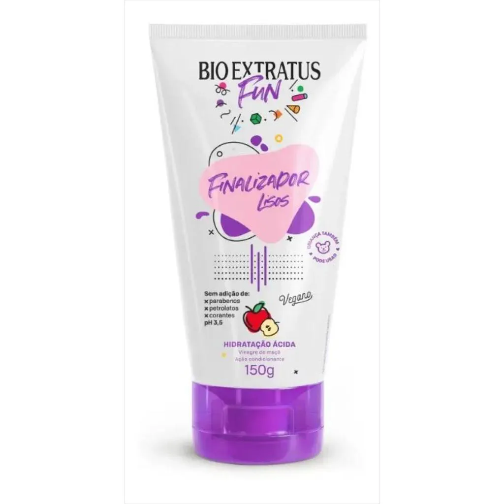 Finalizador Fun Limpeza Cabelos Liso 150 G Bio Extratus