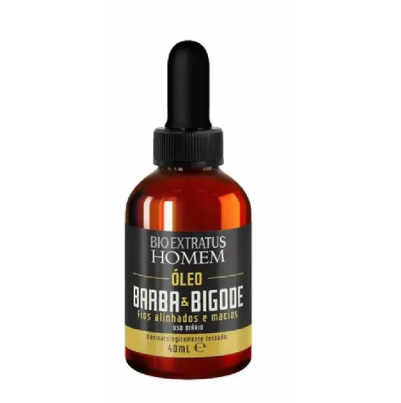 Óleo Homem Bigode e Barba 40 Ml