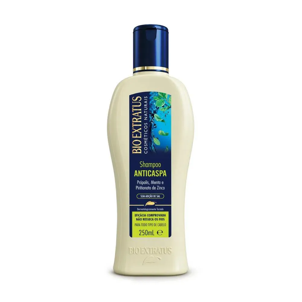 Shampoo Anti Caspa, Tratamento, Limpeza e Hidratação 250 Ml