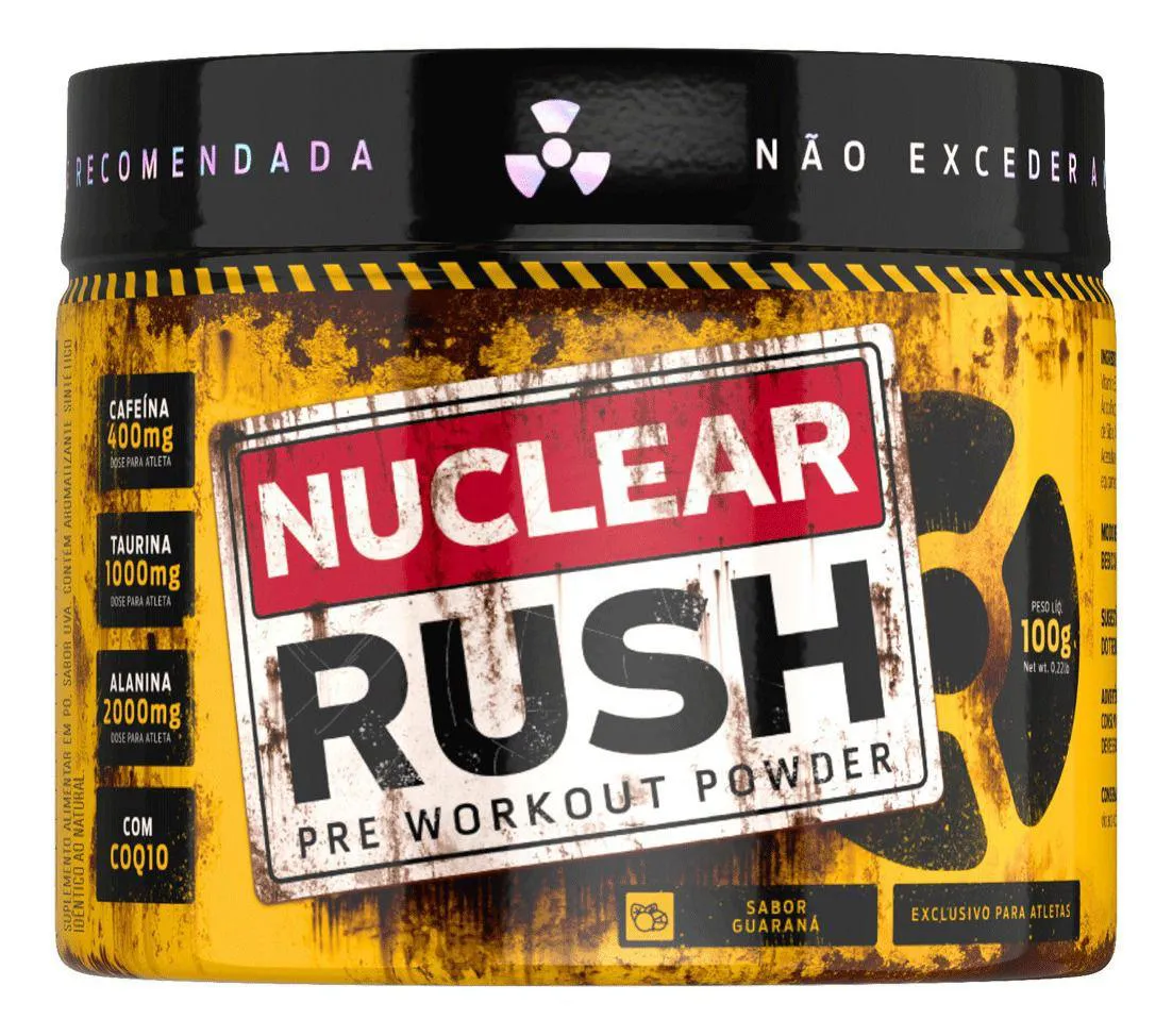 Nuclear Rush Pre Workout Body Action - 100G Limão