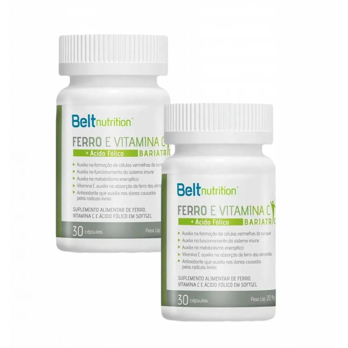 2x Belt Ferro Bariatric - Vitamina C + Ácido Fólico