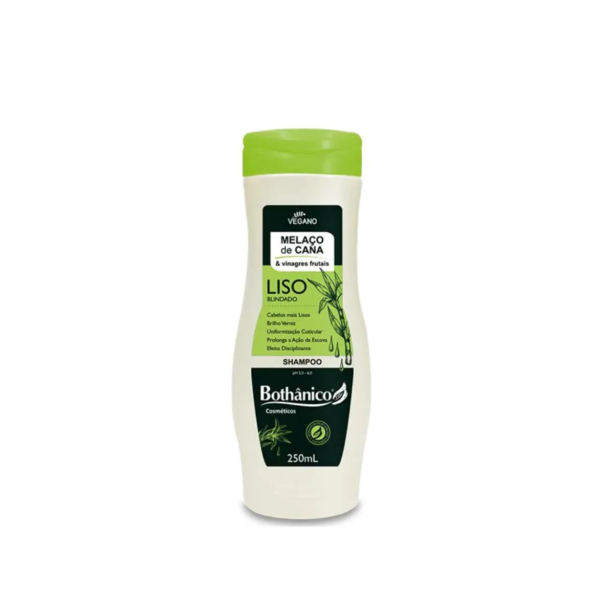 Shampoo Liso Melaço de Cana 250ml Bothânico