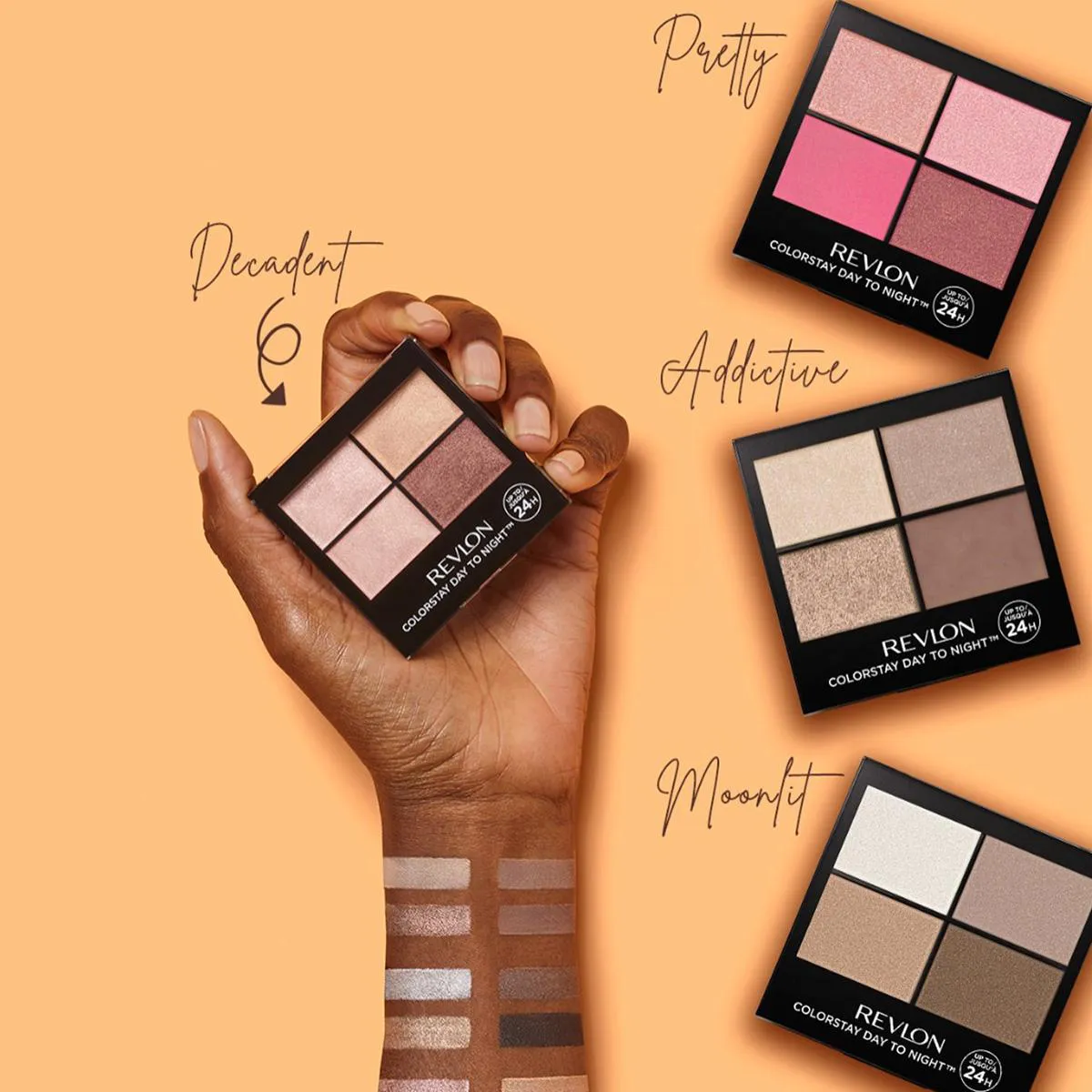 Revlon Colorstay Quad Addictive 500 - Paleta de Sombras 4,8g