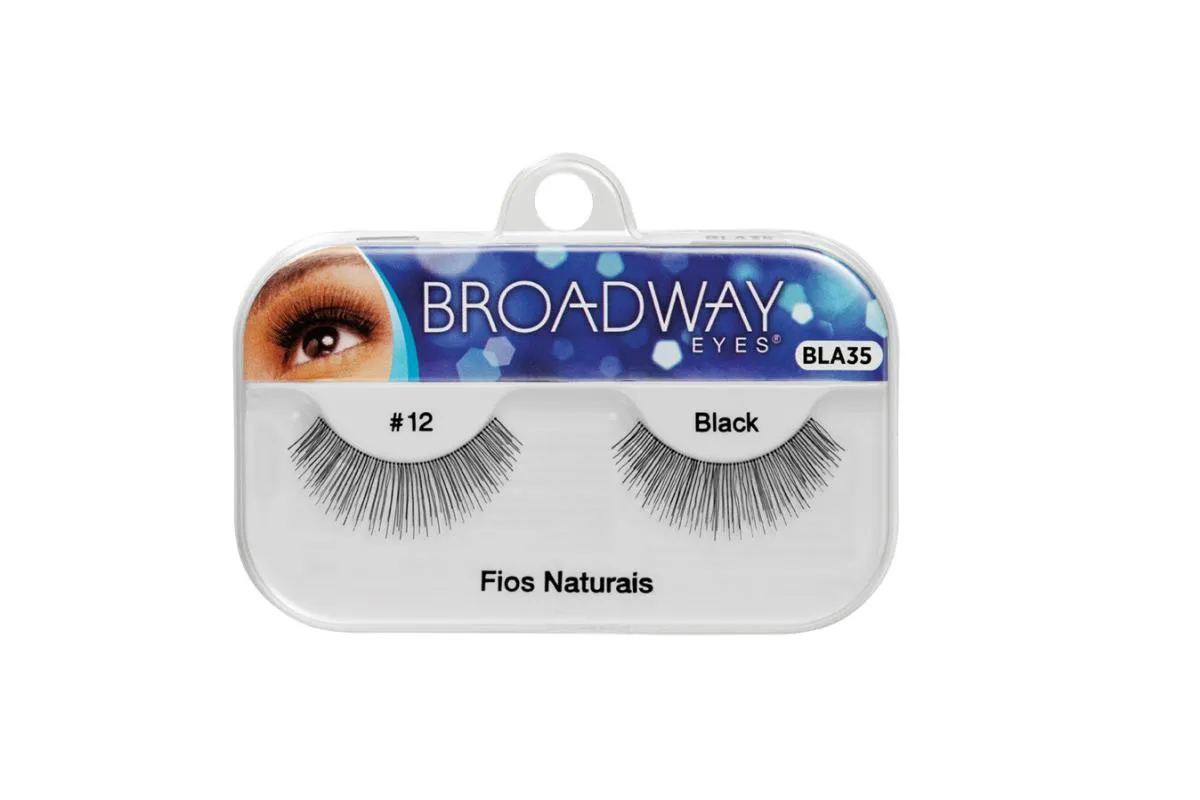 Cílios Postiços Fios Naturais 12 - Broadway