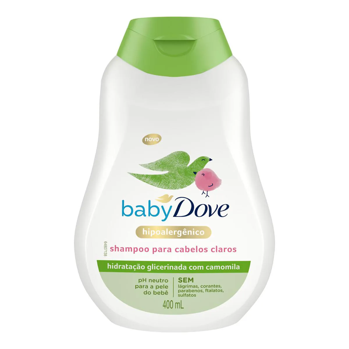 Shampoo para Cabelos Claros Dove Baby Hidratação Glicerinada Camomila 400ml