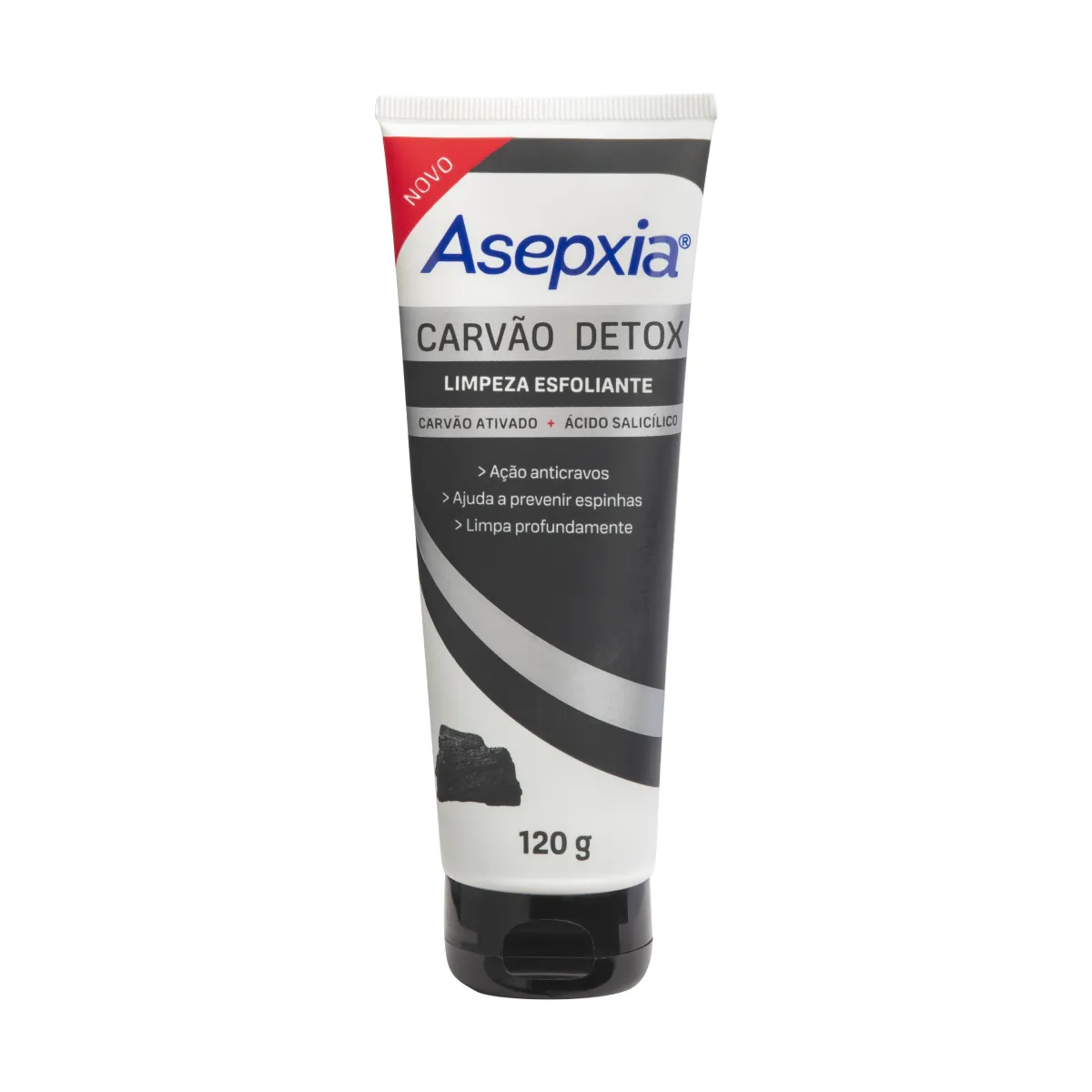 Esfoliante Facial Asepxia Carvão Detox com 120g
