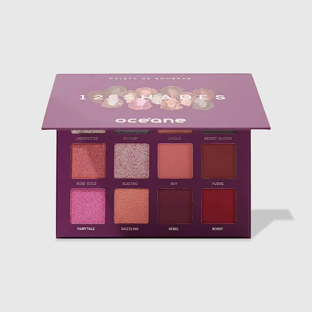 Paleta de Sombras - 12 Shades Océane Purple 26,5g