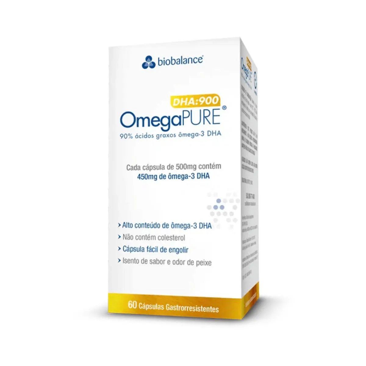 Omegapure Dha 900 Alta Concentração 60 cápsulas Biobalance