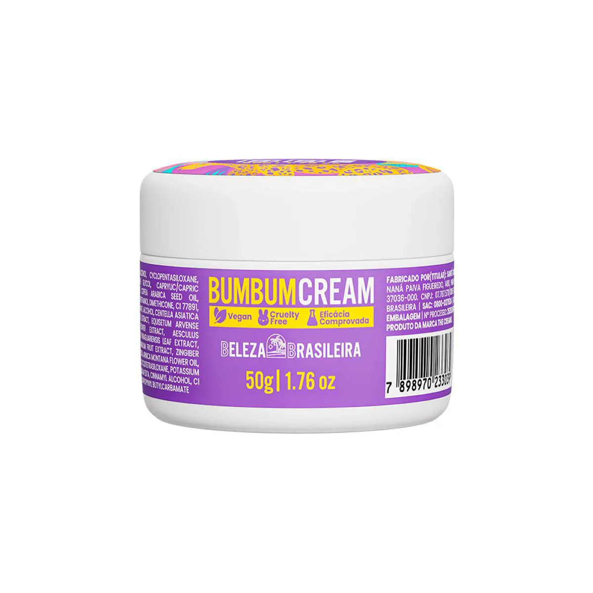 Creme Bumbum Cream Beleza Brasileira Mini 50g
