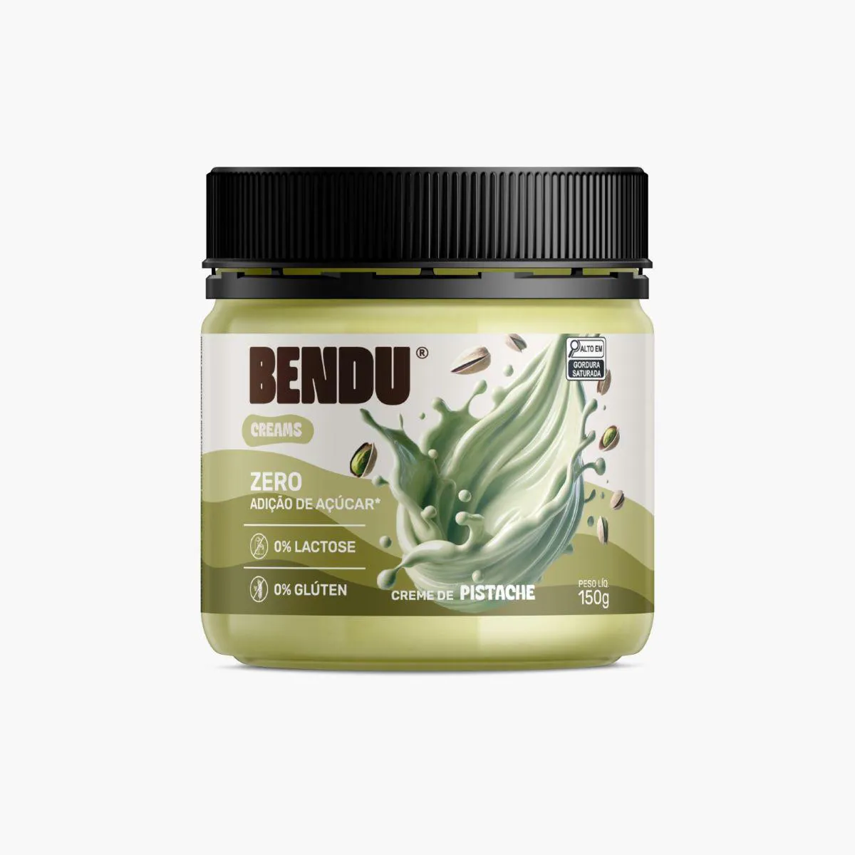 Creme de Pistache Bendu Zero Açúcar 150g
