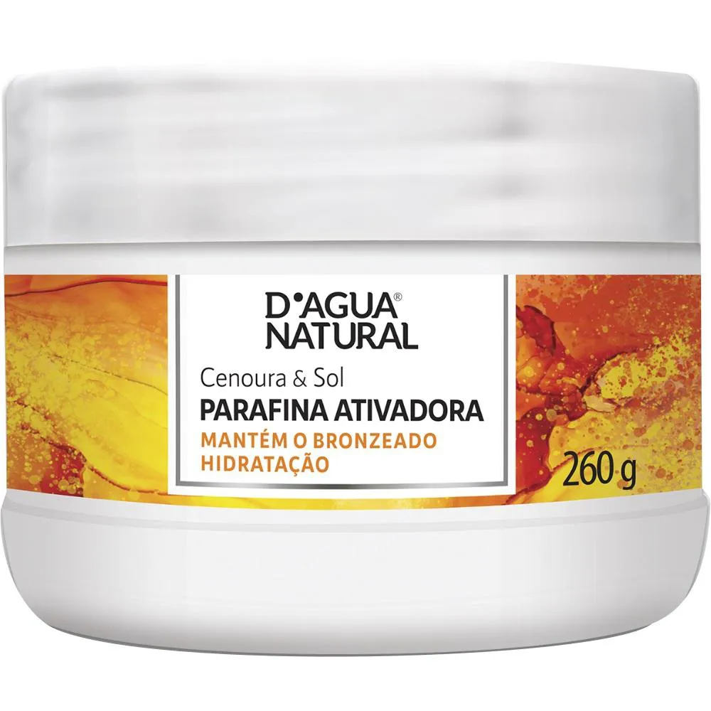 Parafina Ativadora Cenoura e Sol 260g Dagua Natural