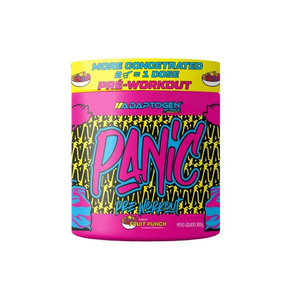 Panic Pre Workout (300G) - Sabor: Fruit Punch
