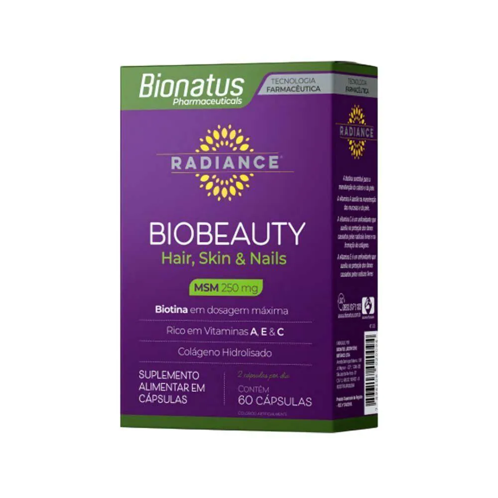 Radiance Biobeauty Bionatus 60 cápsulas