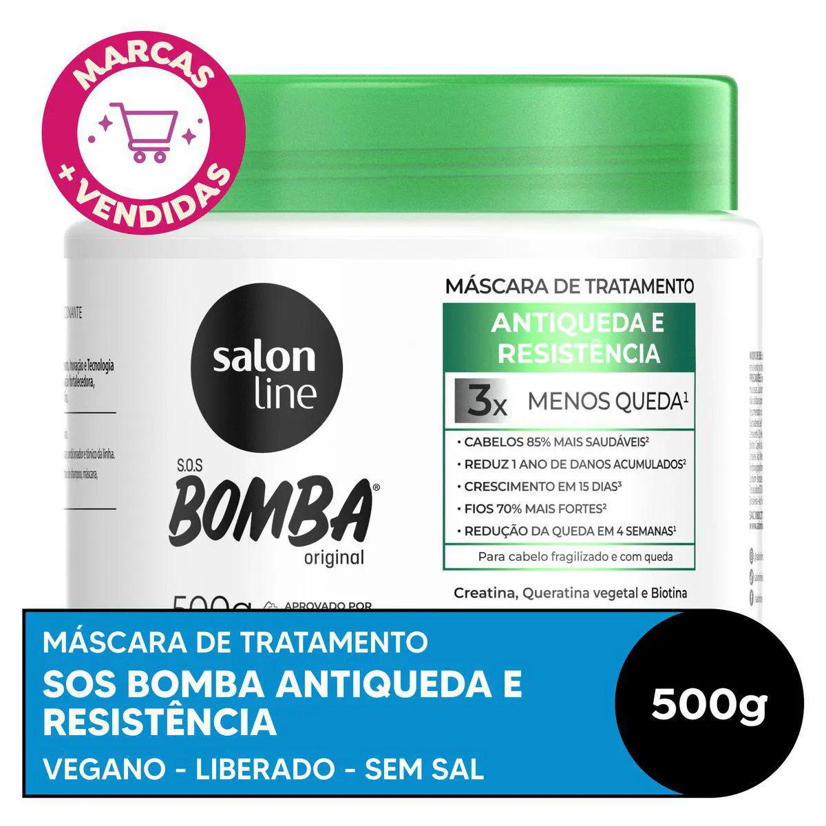 Máscara Capilar Cabelo Cacheado Dabelle Cachos da Onda 400g