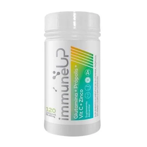 Immune Up-vitamina C+própolis+glutamina+zinco-120cp