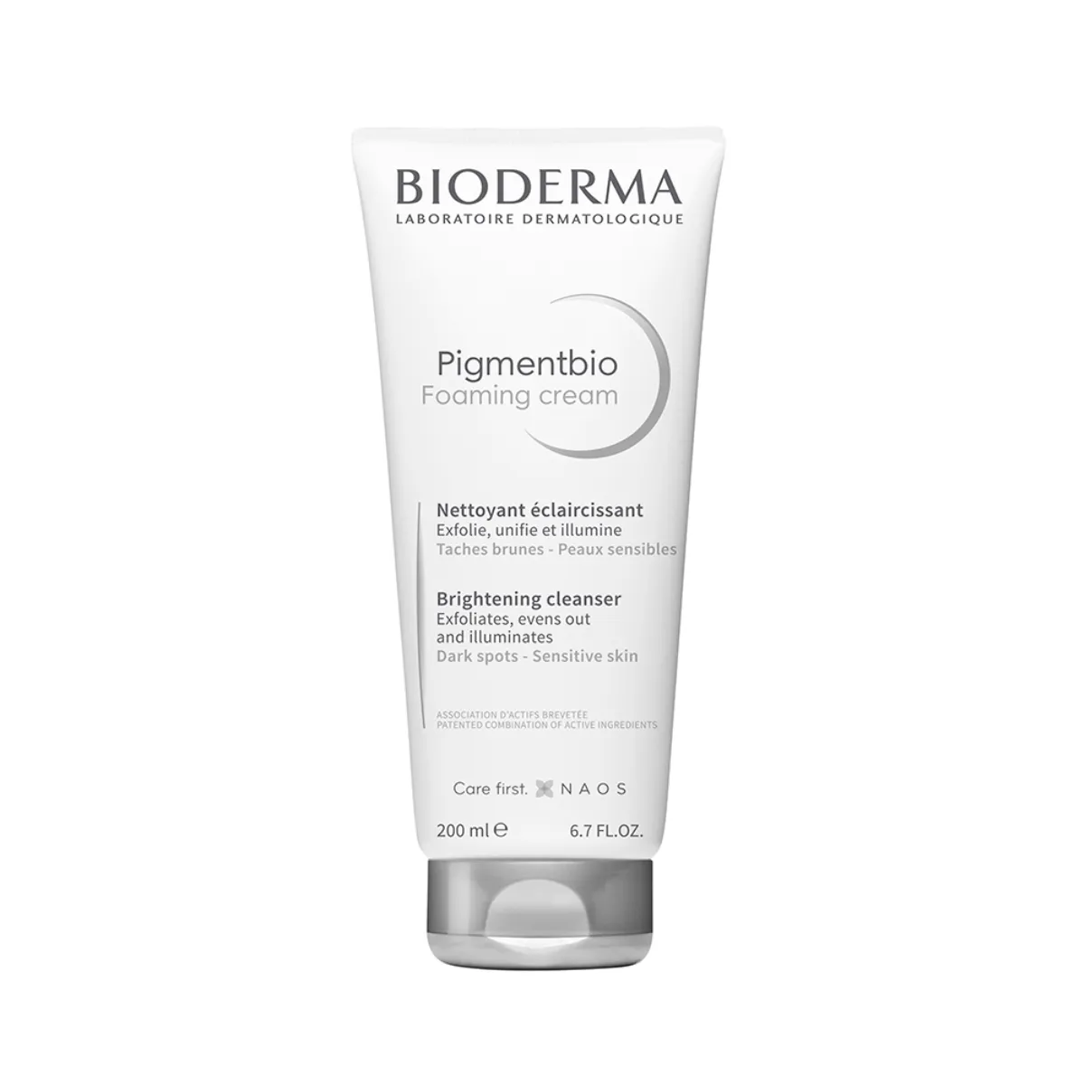 Gel de limpeza facial e corporal Bioderma Pigmentbio Foaming com 200ml