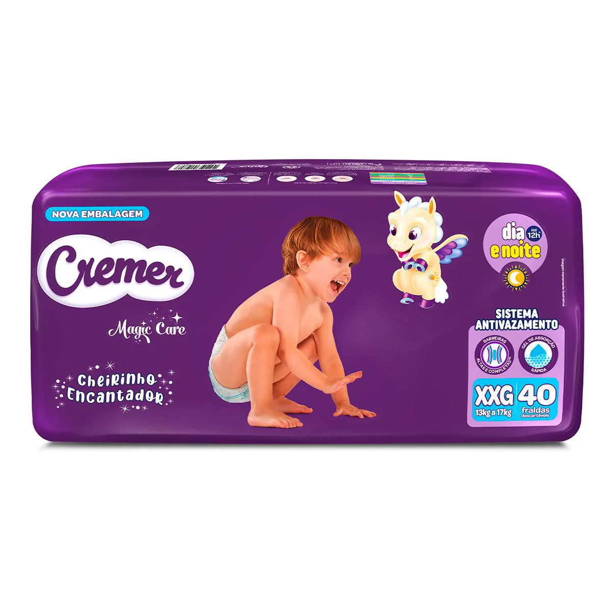Fralda Cremer Magic Care Hiper XXG 40 unidades