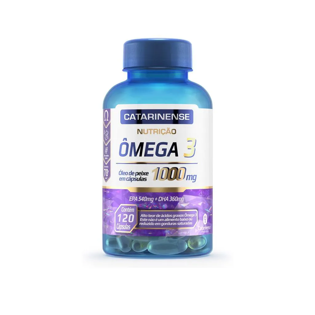 Suplemento Vitamina Ômega 3 1000mg 120 Cps – Catarinense