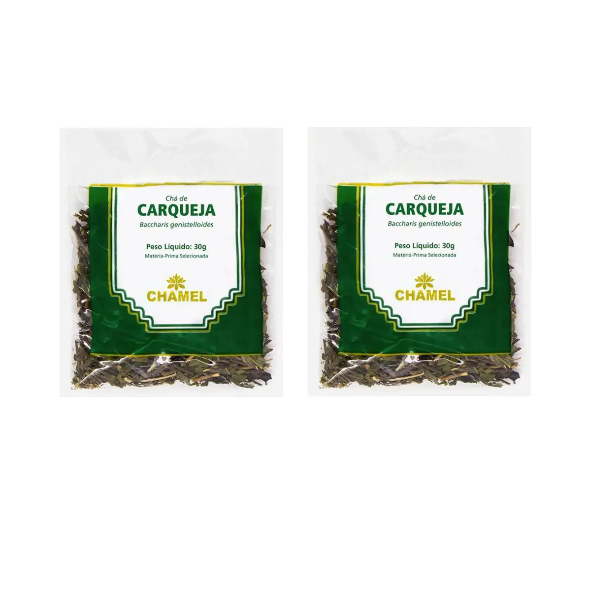 Kit 02 Pacote de Chá de Carqueja 30g - Chamel