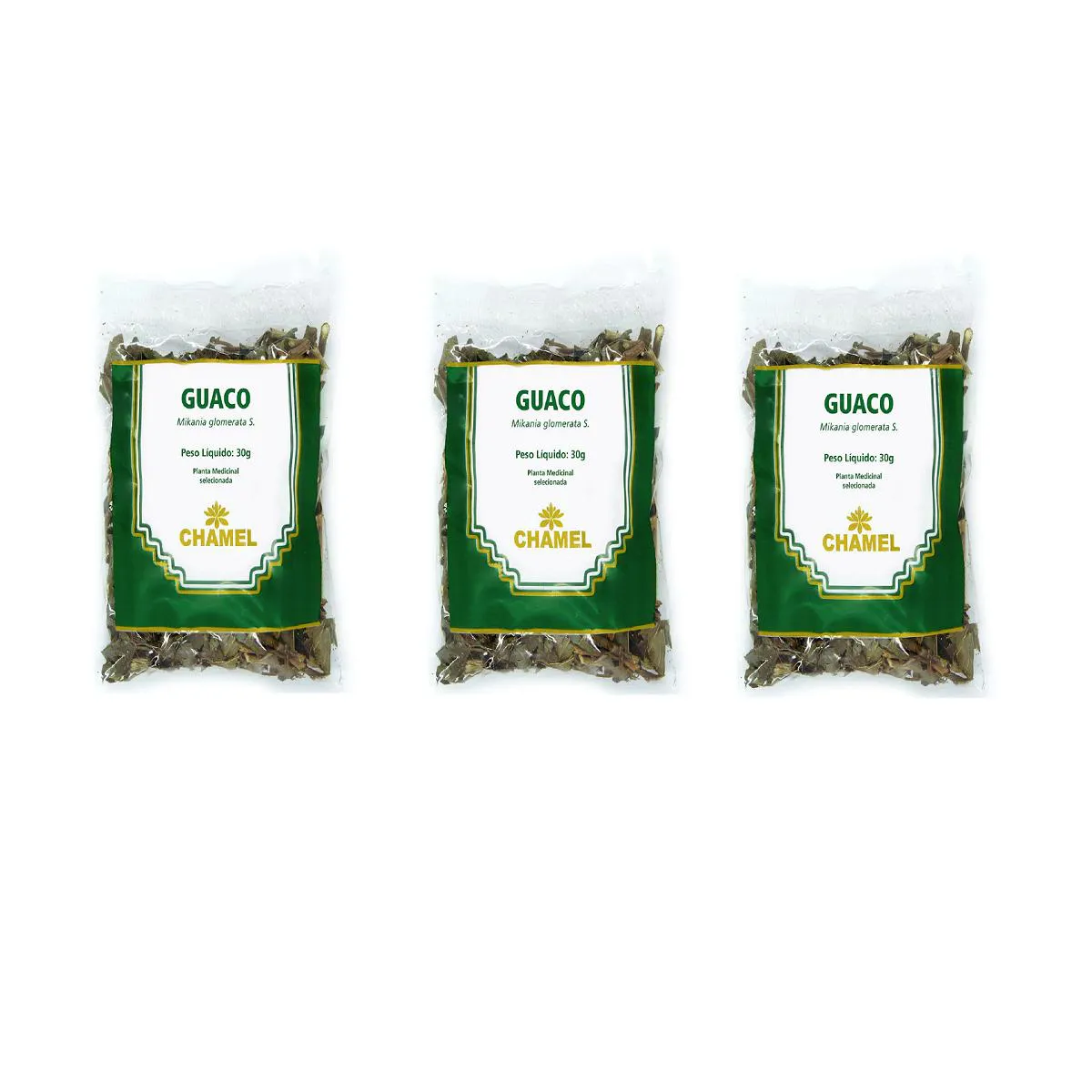Kit 03 Pacote de Chá de Guaco 30g - Chamel