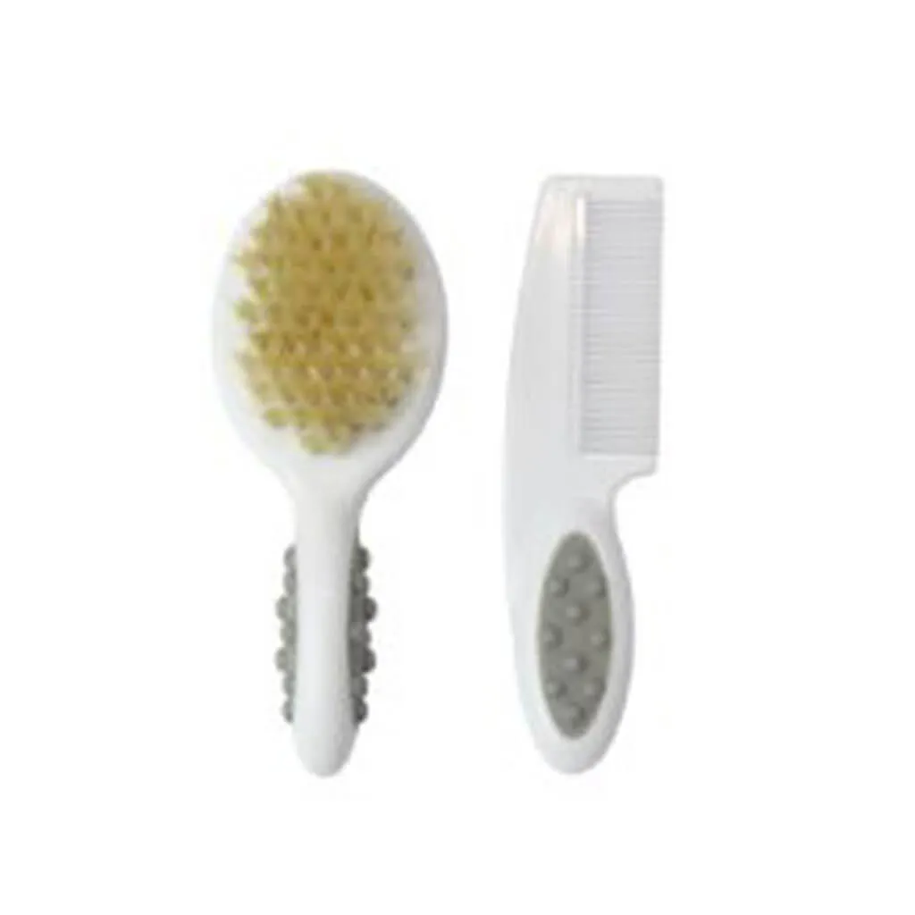 Kit Pente e Escova de Cerdas Naturais - Clingo