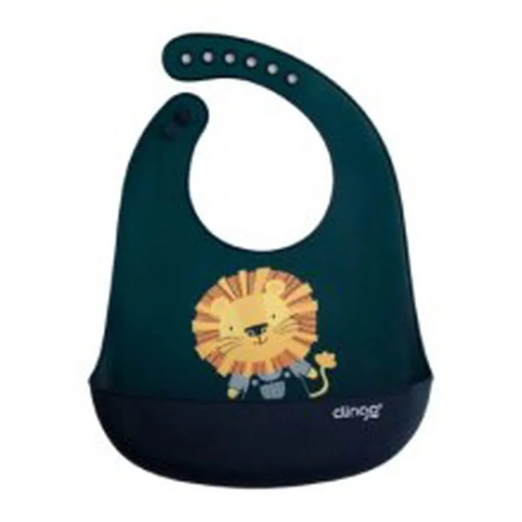 Babador Silicone com Bolso Coletor Luke - Clingo