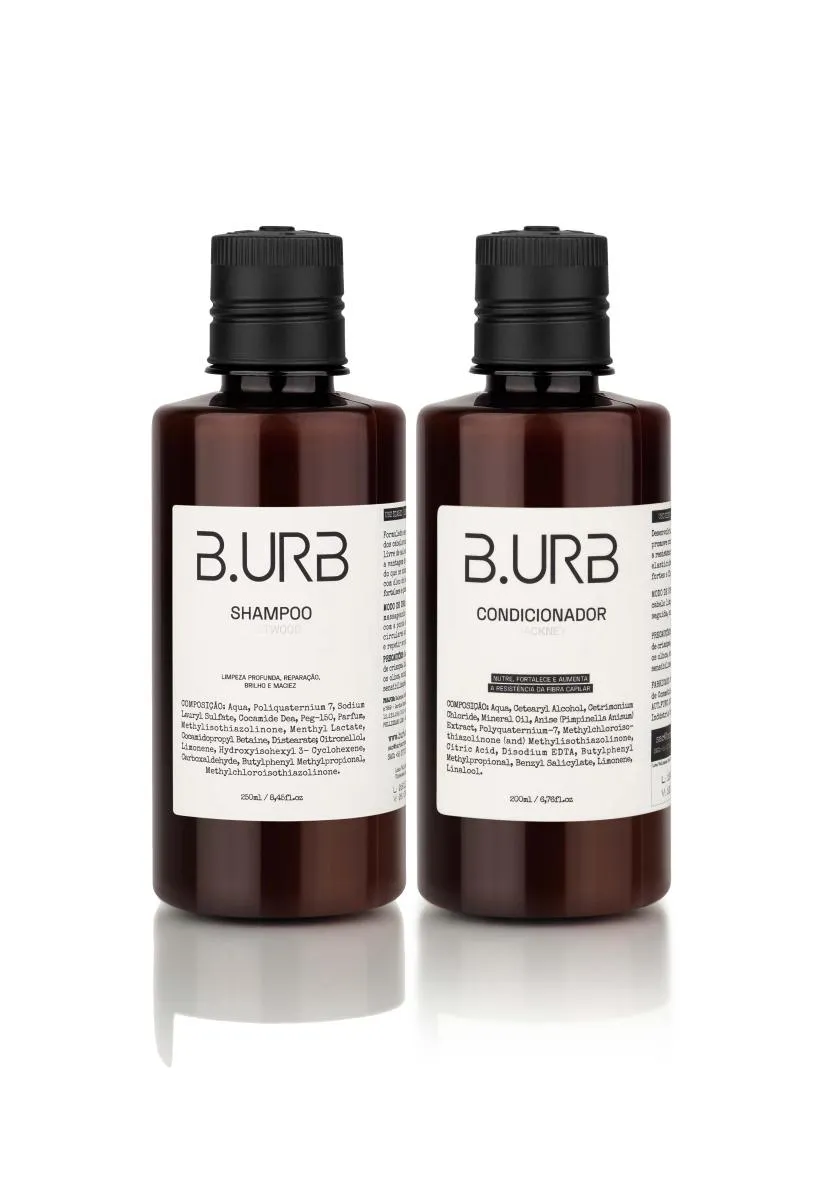 Kit Shampoo Westwood + Condicionador Hackney Barba Urbana Bur.b