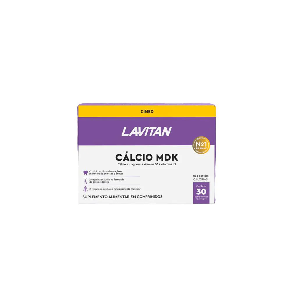 Lavitan Cálcio Mdk - 30 Cpr - Cimed
