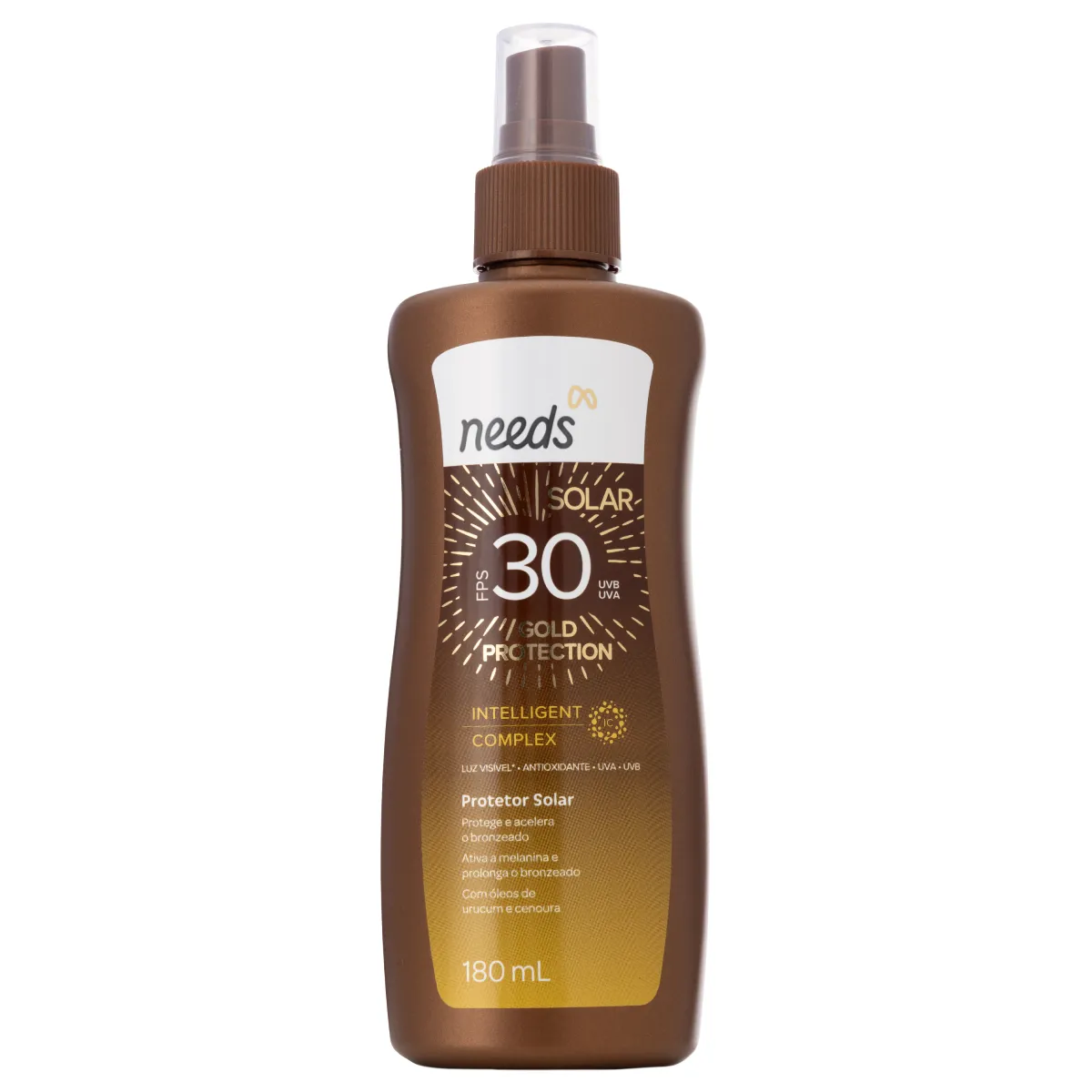 Kit Needs Solar Protetor Corporal FPS 30 Spray 180ml + Gel Pós-Sol Aloe Vera 120g