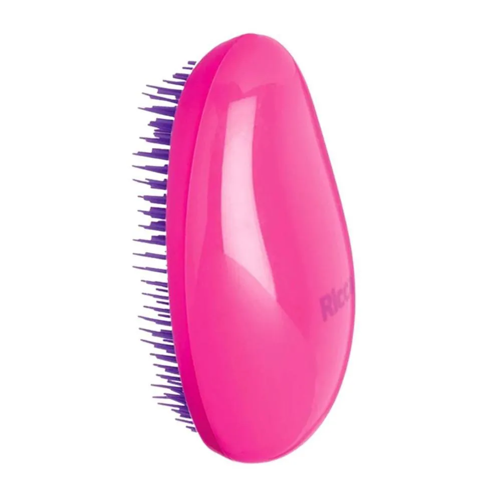Escova para Desembaraçar Flex Hair Rosa Ricca Belliz Cód. 118