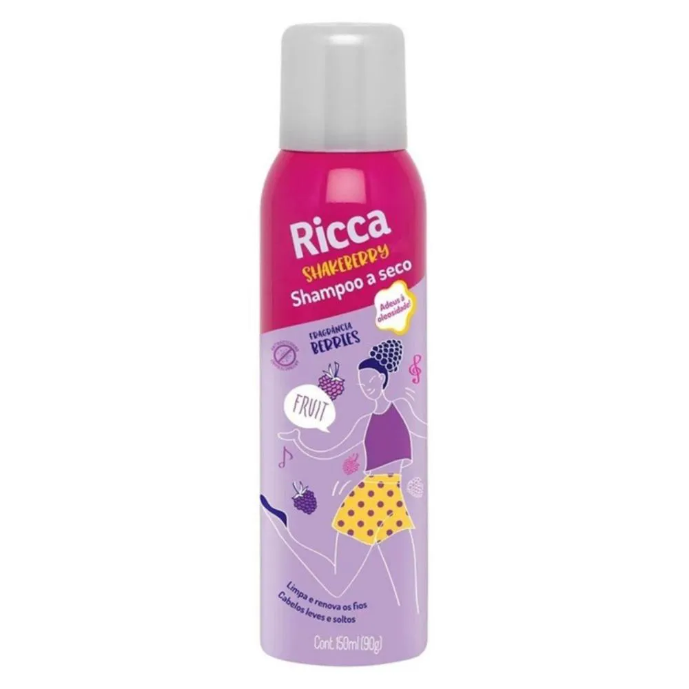 Shampoo A Seco Belliz Ricca Shakeberry 150ml