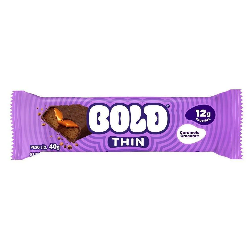 Bold Thin Caramelo Crocante 40g