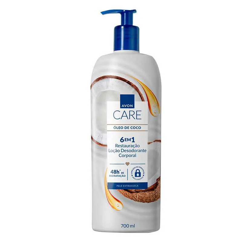 Avon Care Oleo de Coco Hidratante Corporal Restaurador 700ml