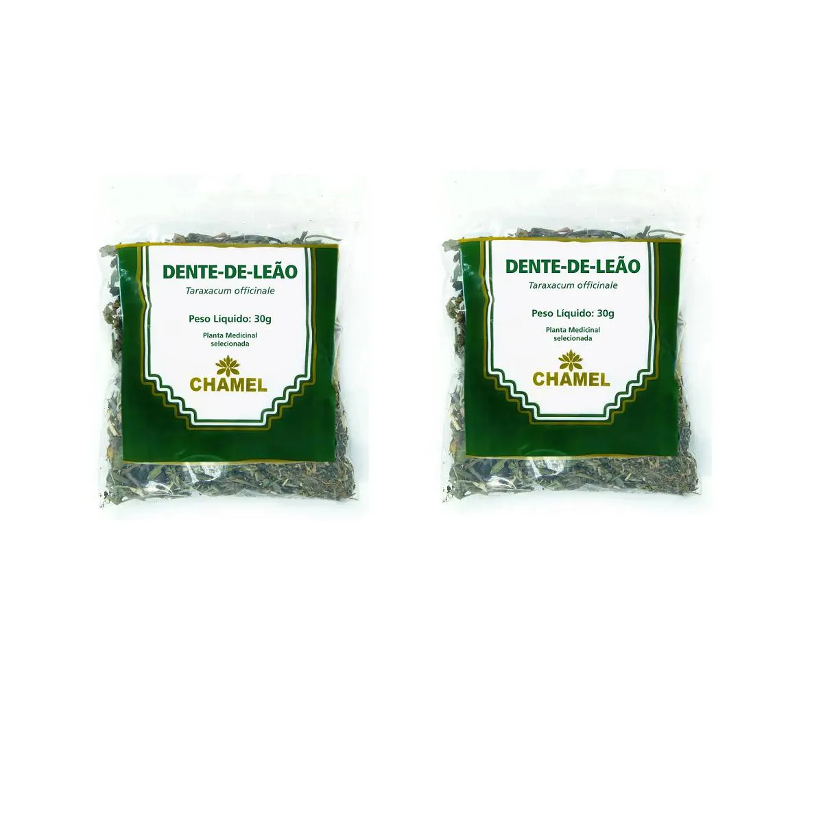 Kit 02 Pacote de Chá Dente de Leão 30g - Chamel