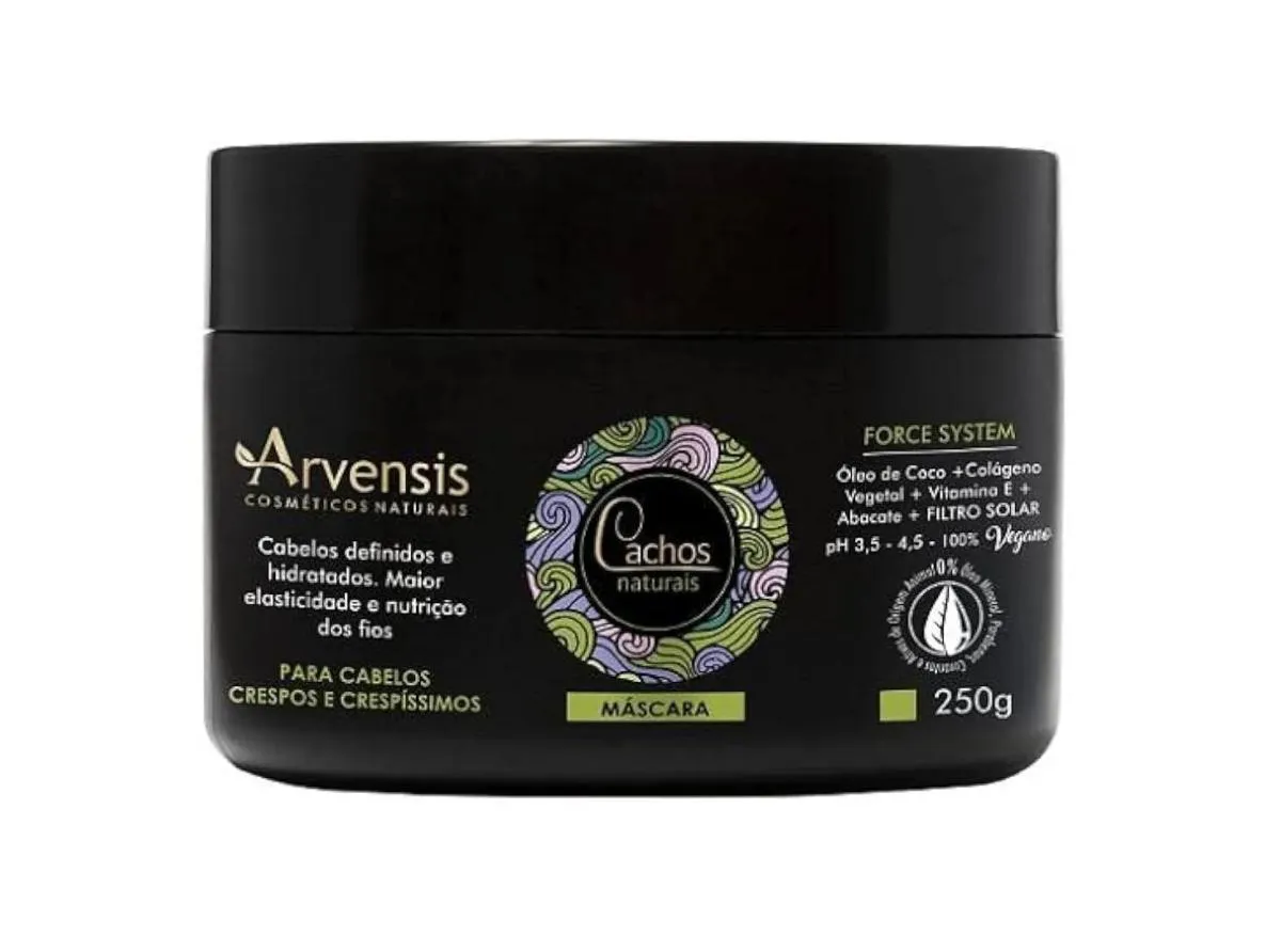 Mascara Cachos Naturais 250g (crespos e Crespíssimos) Arvensis
