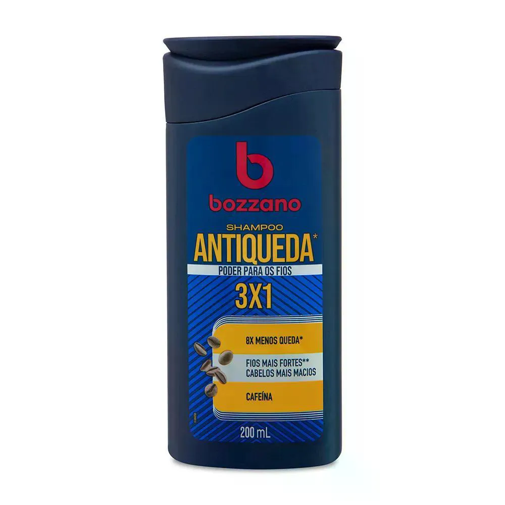 Shampoo Bozzano 200ml Antiiqueda