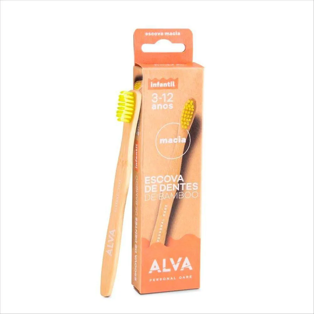 Alva Personal Care - Escova de de ntes Bamboo Infantil Nulo