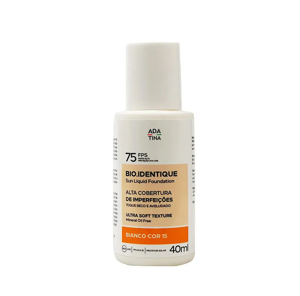 Ada Tina Bio.Identique Fps 75 Bianco - Protetor Solar Extra Fluido 40Ml