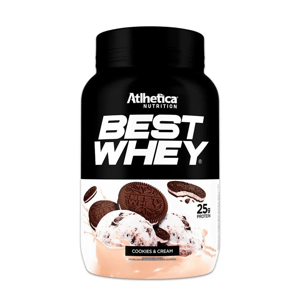 Best Whey Pote 900g Cookies & Cream - Atlhetica Nutrition
